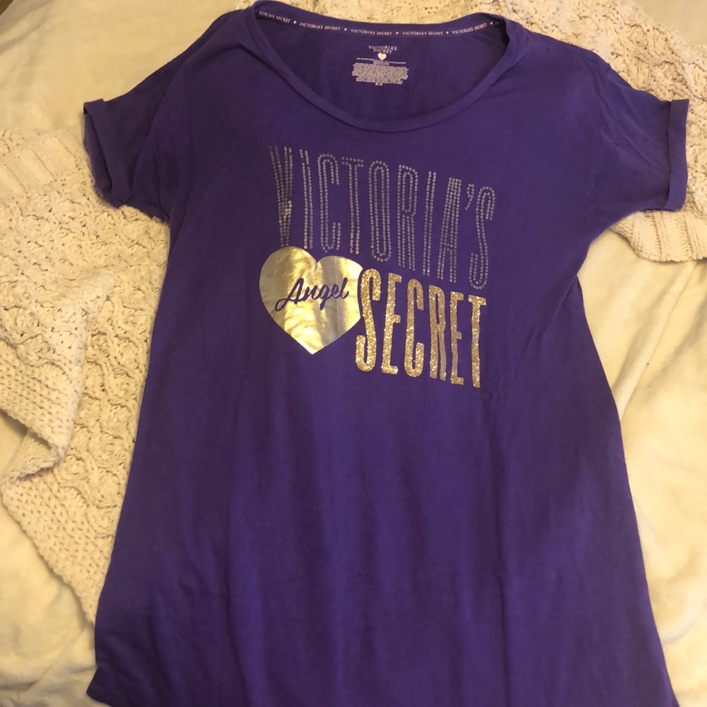 Purple Gold Comfy Victoria’s Secret Nightgown